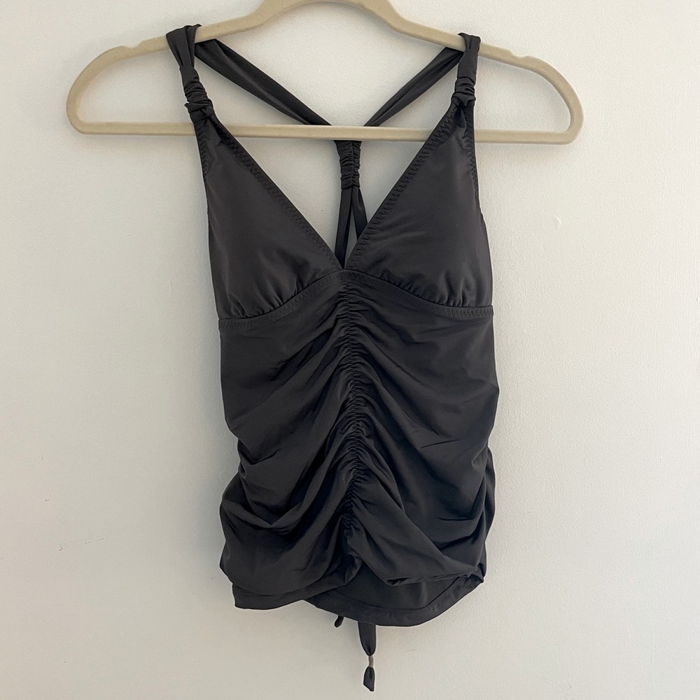 Athleta Tankini Top Size Small, Gray